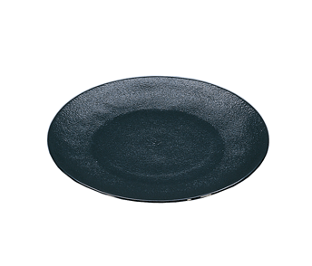 すきや　24cm丸皿（黒） SA-024K$